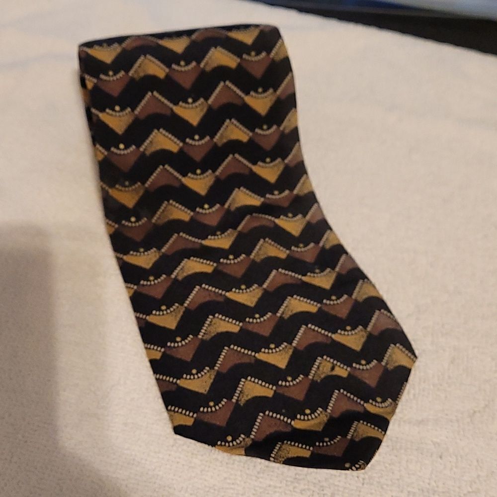 Vintage Je Suis all silk tie‎